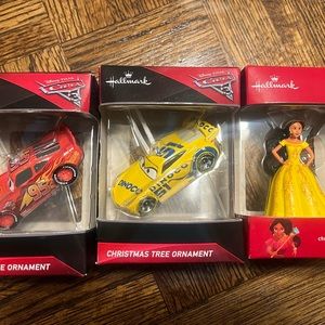 Bundle of 3 hallmark ornaments